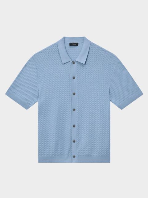 Men's Cairn Cotton Waffle-Knit Shirt