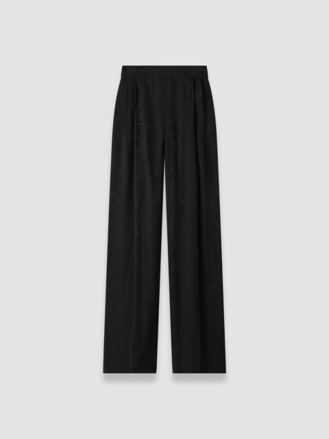 JOSEPH Cara Leopard Jacquard Trousers