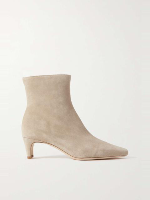 STAUD Wally suede ankle boots