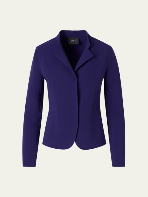 AKRIS Hamer Bi-Stretch Wool Double-Face Short Jacket