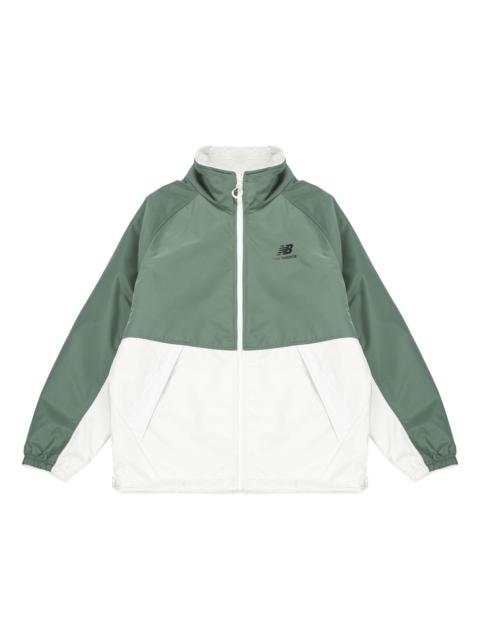 New Balance New Balance Sports Warm Reversible Jacket 'White Green' 6DC39703-IV