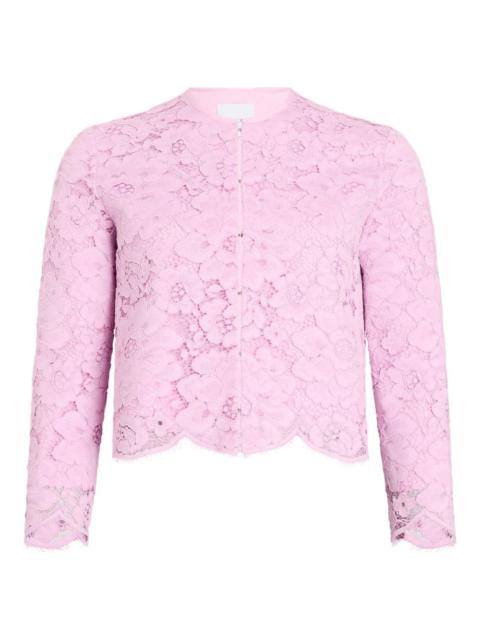 PATOU lace collarless jacket