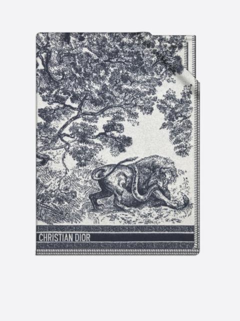 Dior Toile de Jouy Sauvage Blanket