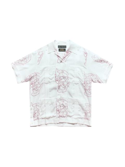 WACKO MARIA Wacko Maria 56 Tattoo Studio Cuba Shirt White