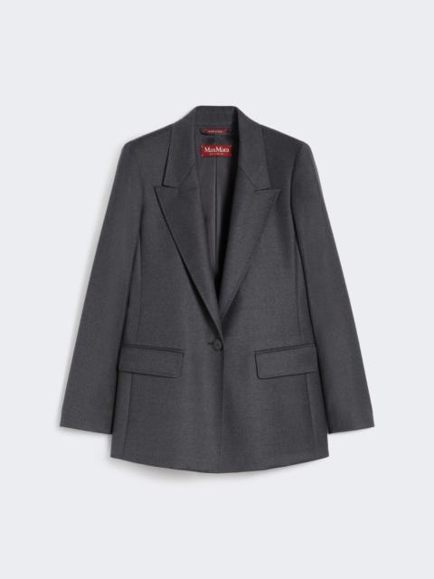 Max Mara BOLSENA Regular-fit flannel blazer