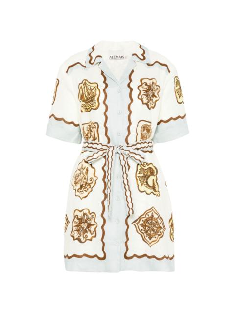 ALÉMAIS Relic mini dress