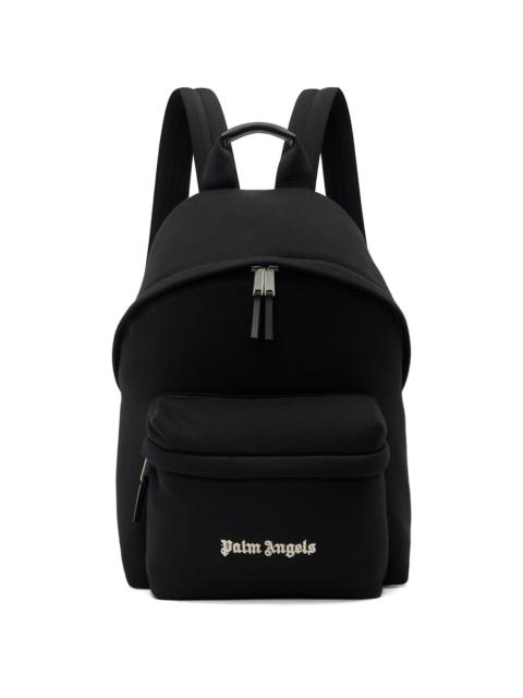 Palm Angels Black Classic Logo Backpack