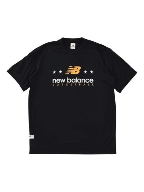 New Balance Mesh Graphic Short Sleeve T-shirt 'Black' AMT35140-BK