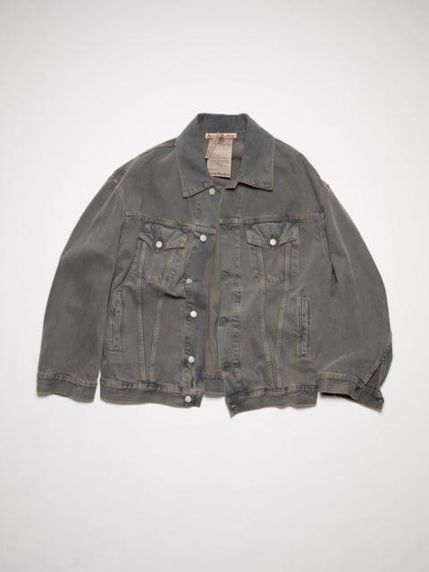 Acne Studios Loose fit denim jacket - Blue/green
