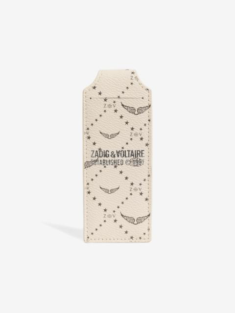 Zadig & Voltaire logo-print luggage tag