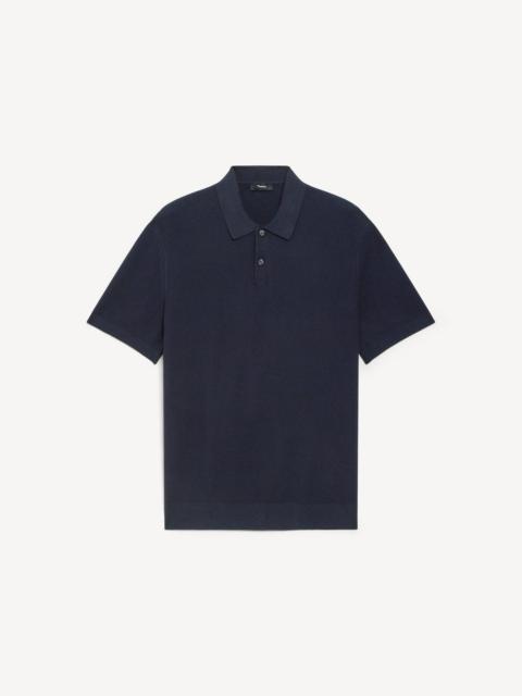 Theory Soris Polo Shirt in Light Bilen