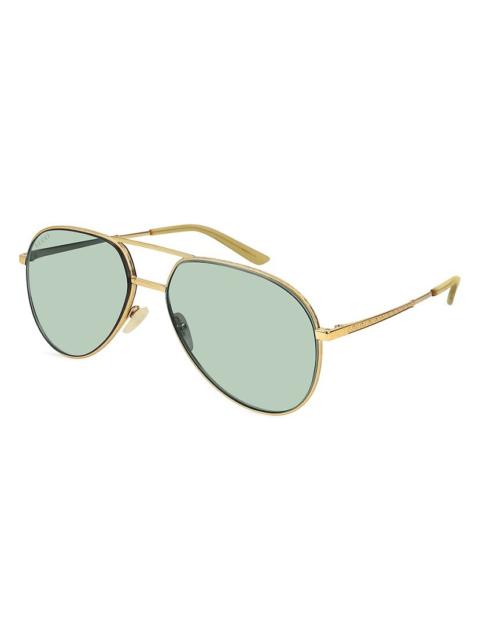 GUCCI Fashion Show 59MM Pilot Sunglasses