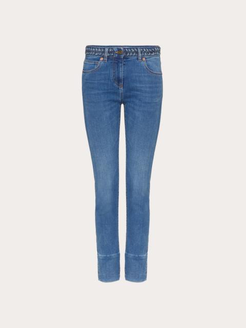 Valentino Blue Stretch Denim Jeans