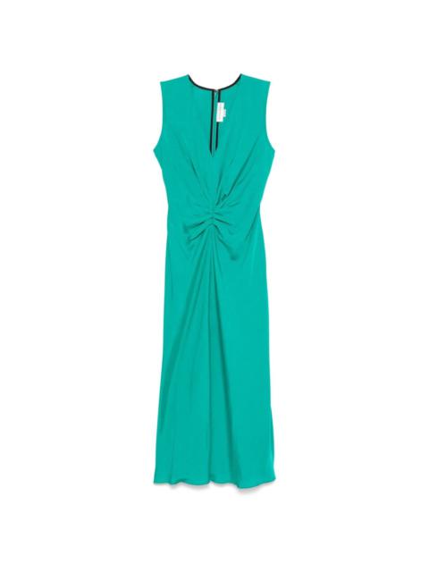 Victoria Beckham sleeveless gathered midi dress