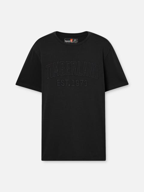 Timberland Men's Washed Embroidered Logo T-Shirt