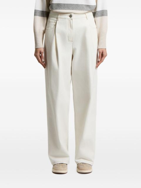PESERICO pleat-detail jeans