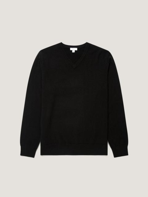 Sunspel Cashmere V‑neck Jumper