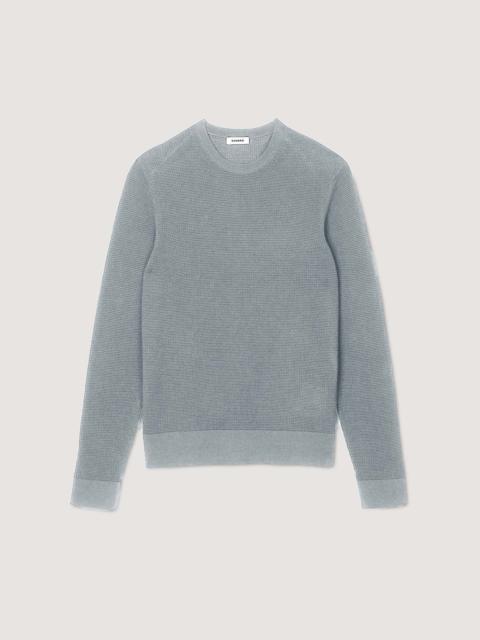 Sandro TEXTURED KNIT SWEATER