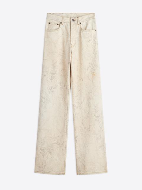 Dries Van Noten PENCIL PRINTED JEANS