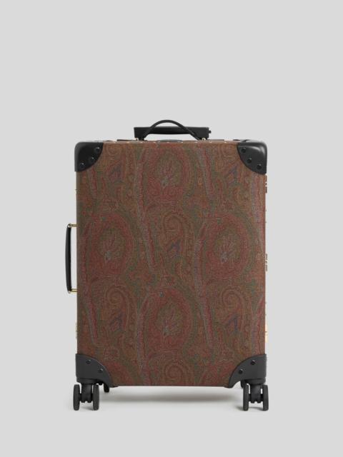 Etro ETRO X GLOBE-TROTTER MEDIUM ARNICA AND LEATHER CARRY-ON