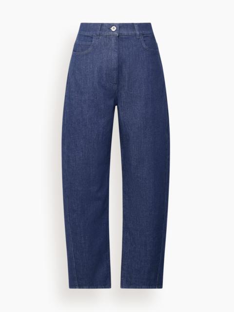 Another Tomorrow Denim Curved Pant in Rinsed
