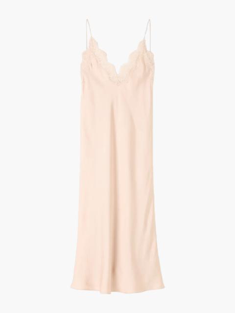 RÓHE SILK LACE CAMISOLE DRESS