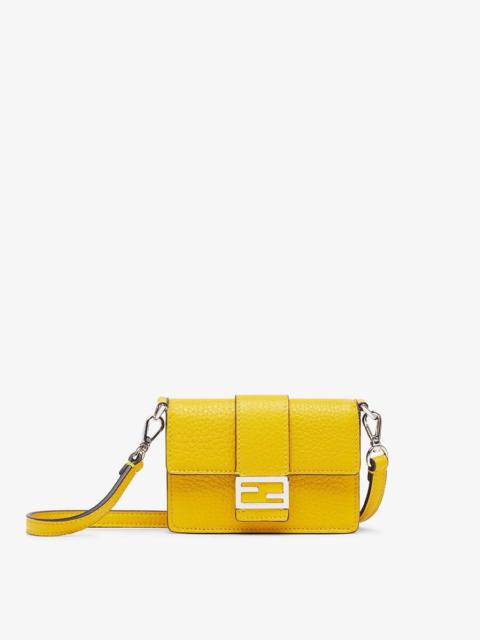 FENDI Yellow leather bag