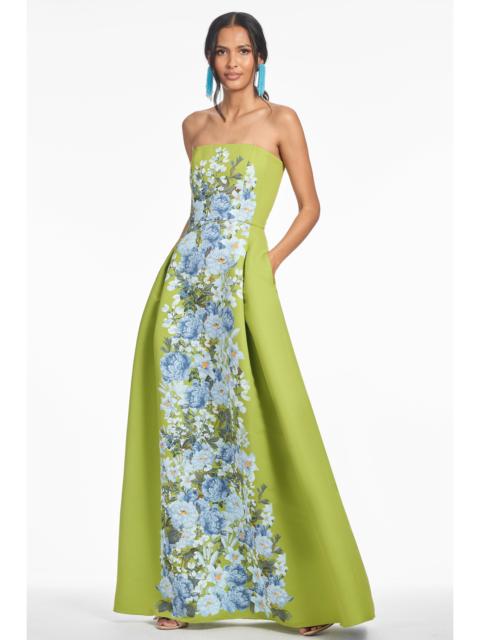 LARISA GOWN - PERIDOT CASCADE