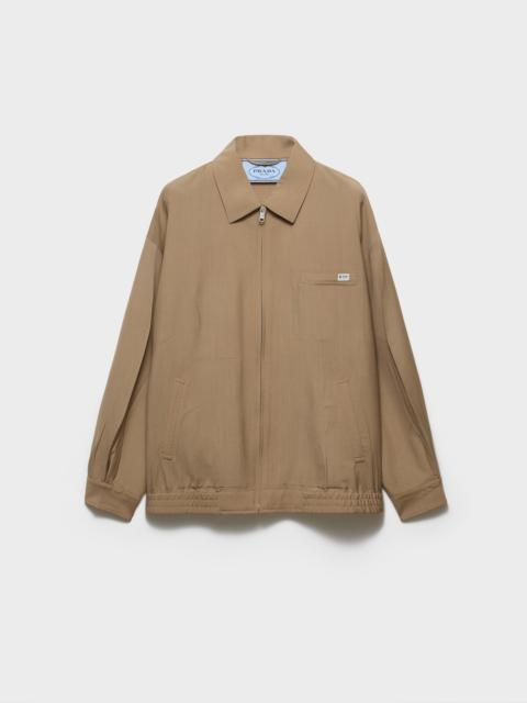 Prada Mohair wool blouson jacket
