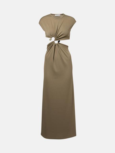 CHRISTOPHER ESBER S-Buckle embellished maxi dress