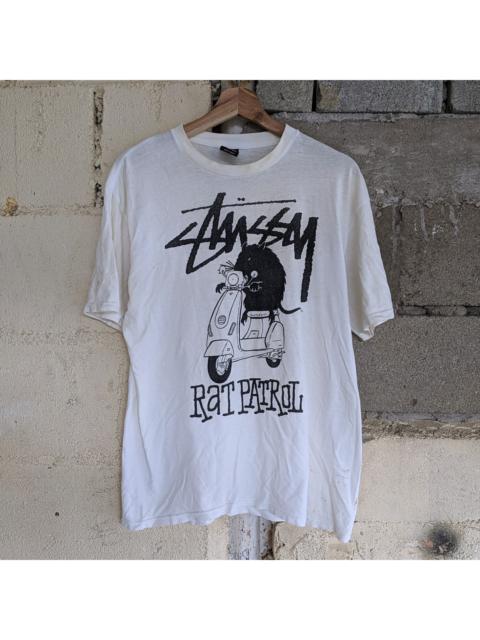Stüssy Vintage Stussy Rat Patrol T-Shirt Rare Design