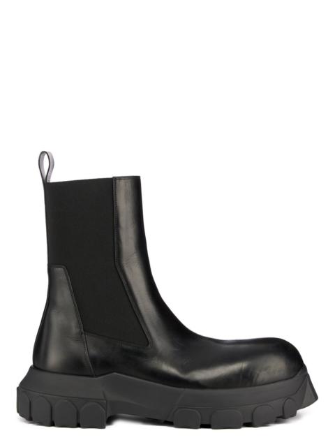 Rick Owens Brown Beatle Bozo Tractor Boots