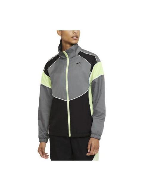 Nike (WMNS) Nike Swoosh Fly Colorblock Woven Sports Basketball Jacket CZ6603-084