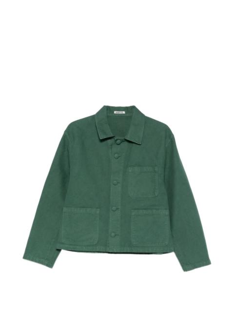 AURALEE patch-pocket jacket