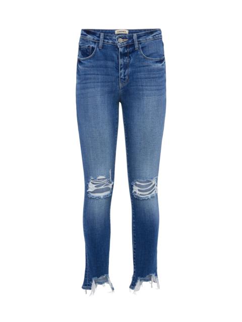 L'AGENCE High Line Distressed Skinny Jean