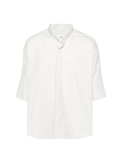 AMI Paris Ami de Coeur-motif cotton shirt