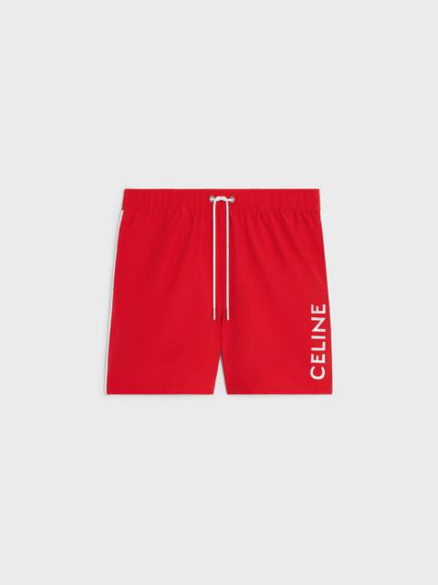 Celine swim shorts with piping in nylon