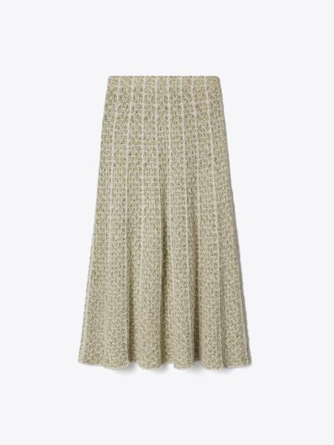TORY BURCH Pleated Knit Skirt