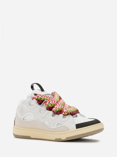 Lanvin LEATHER CURB SNEAKERS