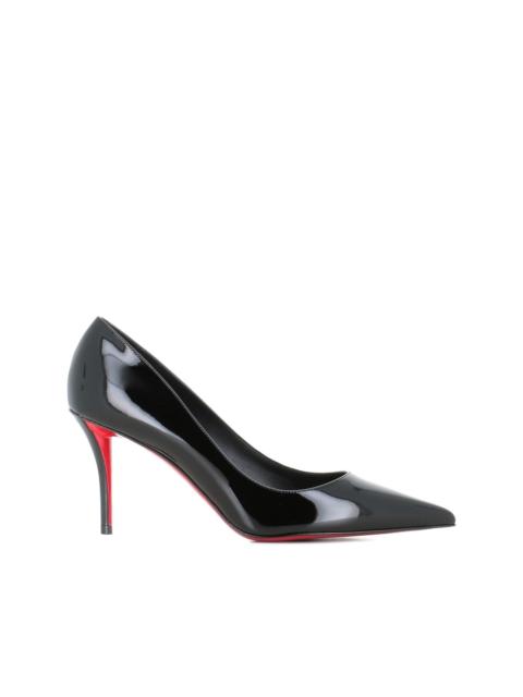 Christian Louboutin 80mm Miss Z patent-leather pointed-toe pumps