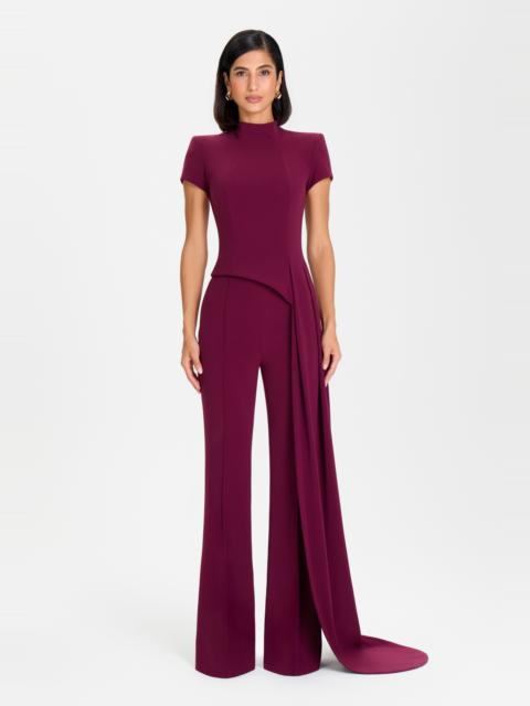NADINE MERABI Pippa Burgundy Top