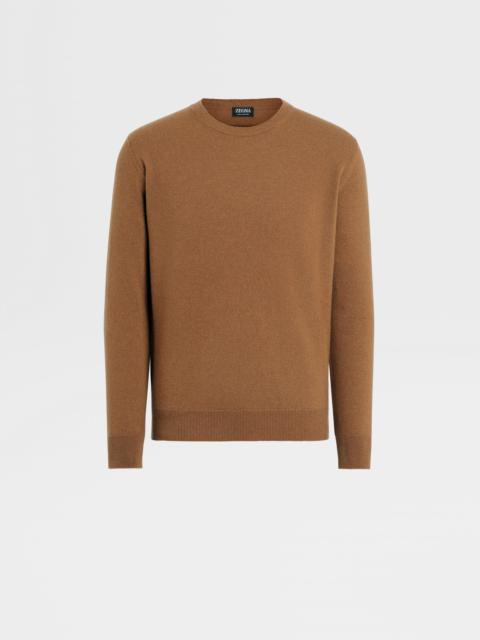 DARK FOLIAGE MÉLANGE OASI CASHMERE CREWNECK