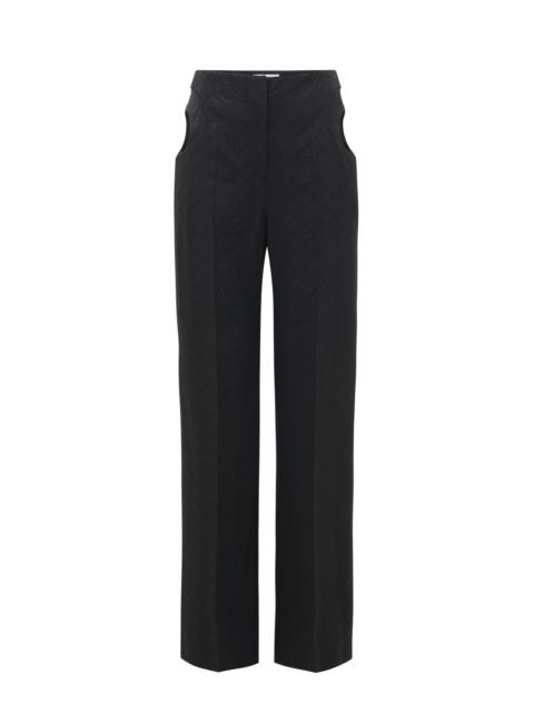 Moon Diamant Jacquard Tailored Pants