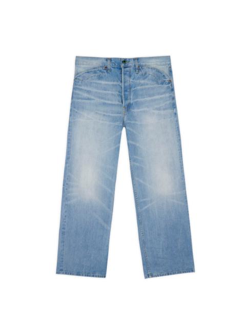 BRAIN DEAD Type 00 14.1oz Selvedge Denim Pant - Light Washed Indigo