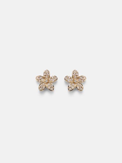 SYDNEY EVAN 14kt gold earrings with diamonds