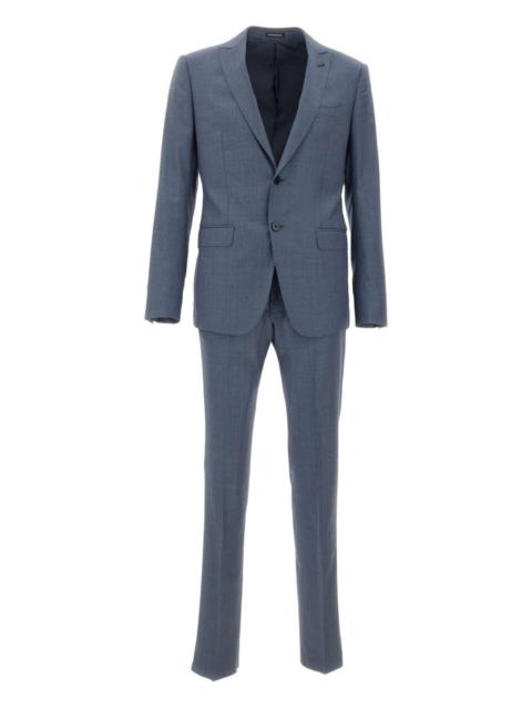 EMPORIO ARMANI two-button peaked-lapels single-breasted suit