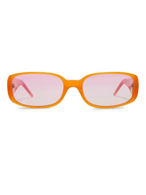 CASABLANCA Oval Stripe Sunglasses