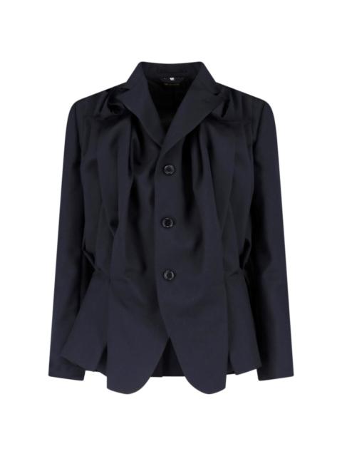 Comme Des Garçons PLEATED BLAZER