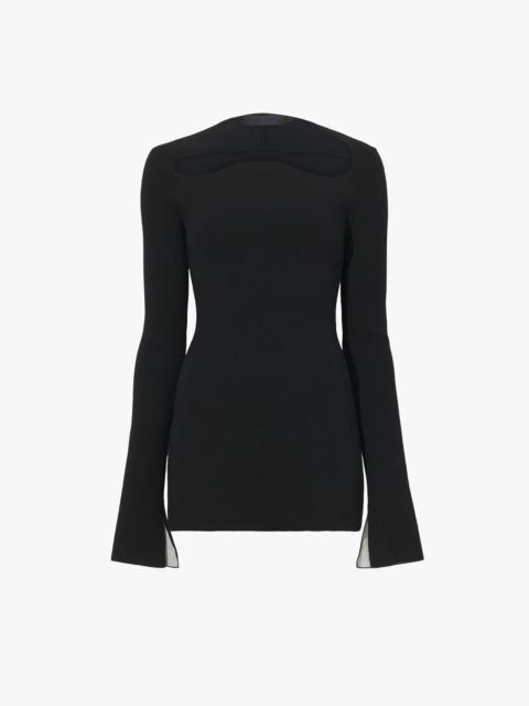 Proenza Schouler Textured Viscose Knit Sweater