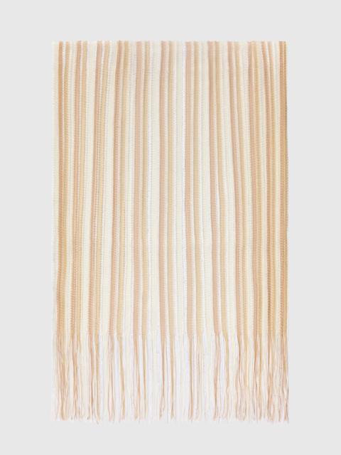 Missoni Striped scarf with fringes